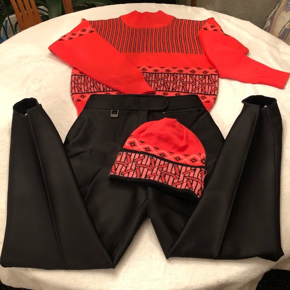 FERA Stirrup Ski Pants, Black, women’s size 8L (small-see measurements) - Picture 3 of 11